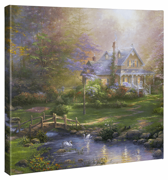 Thomas Kinkade Studios: "A Mothers Perfect Day - 20' x 20' Gallery Wrapped Canvas"