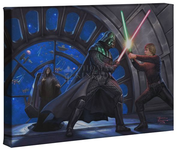 Thomas Kinkade Studios: "A Sons Destiny - 10' x 14' - Gallery Wrapped Canvas"