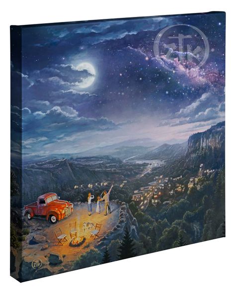 Thomas Kinkade Studios: "Beyond the Farthest Star 20'x20' Gallery Wrapped Canvas"