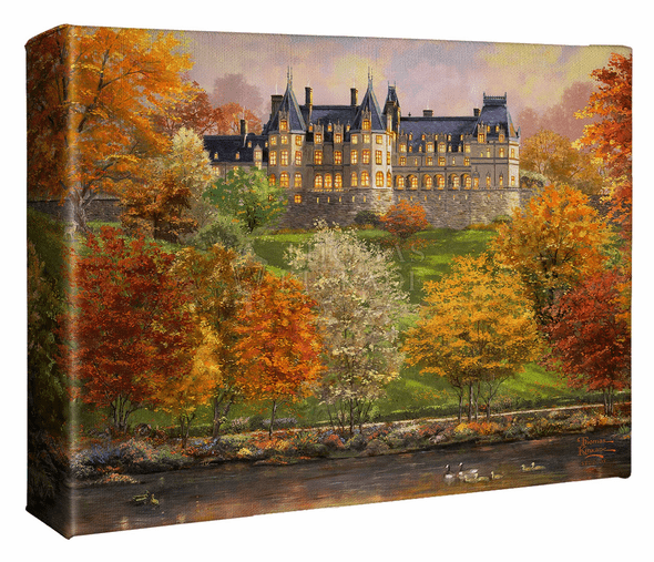 Thomas Kinkade Studios: "Biltmore in the Fall - 8' x 10' Gallery Wrapped Canvas"
