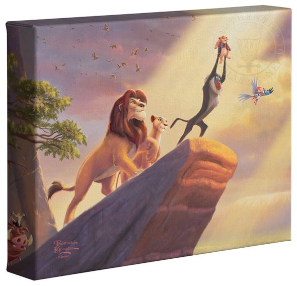 Thomas Kinkade Studios: "Disney The Lion King - 8' x 10' Gallery Wrapped Canvas"