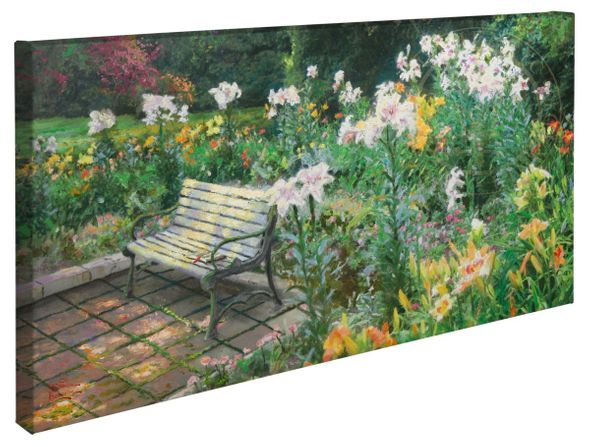Thomas Kinkade Studios: "Eternal Springtime - 16' x 31' Gallery Wrapped Canvas"