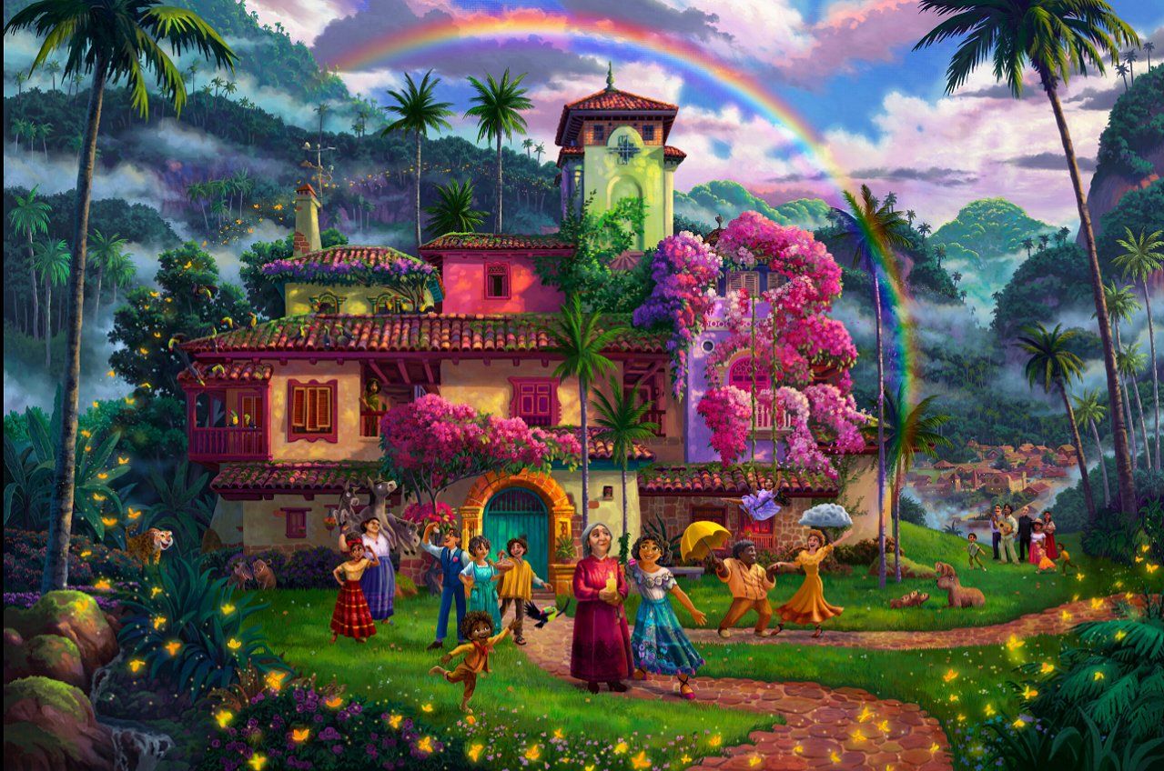 Thomas Kinkade Studios Disney Limited Edition:"Encanto"