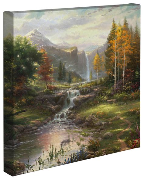 Thomas Kinkade Studios: "Reflections of Family - 14' x 14' Gallery Wrapped Canvas"