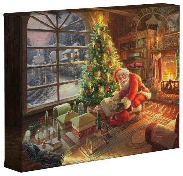 Thomas Kinkade Studios: "Santa’s Special Delivery - 8' x 10' Gallery Wrapped Canvas"