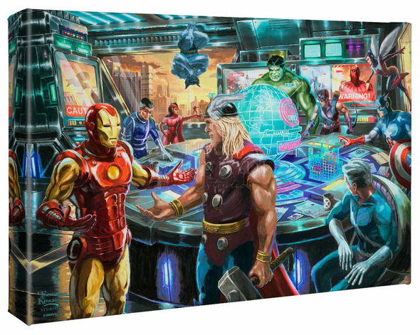 Thomas Kinkade Studios: "The Avengers - 10' x 14' Gallery Wrapped Canvas"