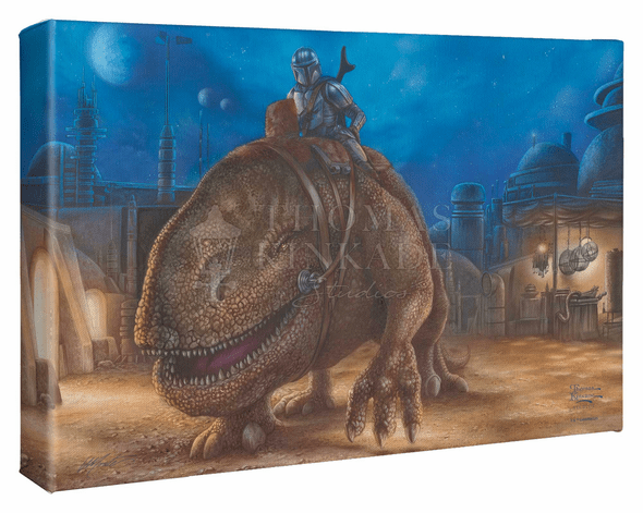 Thomas Kinkade Studios: "The Mandalorian ™ - The Reckoning - 10' x 14' Gallery Wrapped Canvas"