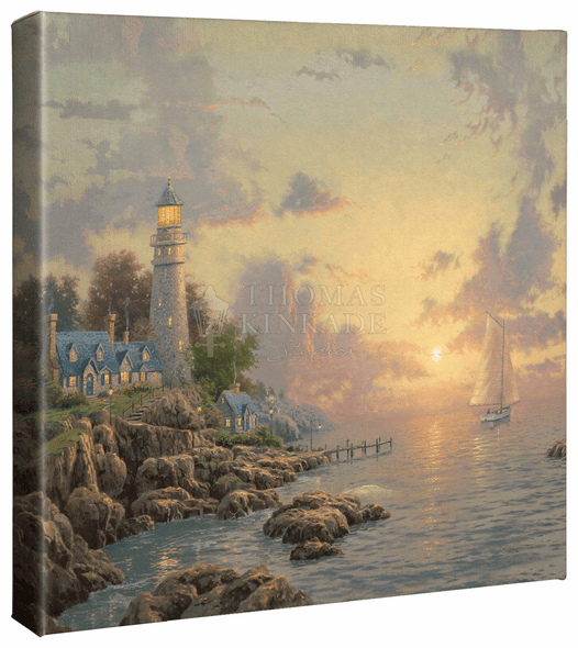 Thomas Kinkade Studios: "The Sea of Tranquility - 14' x 14' Gallery Wrapped Canvas"