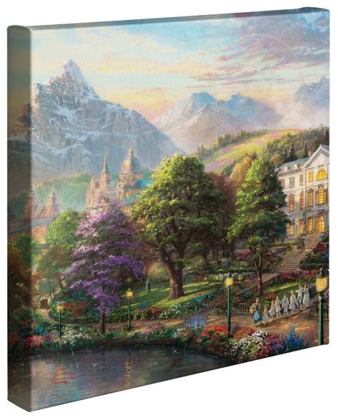 Thomas Kinkade Studios: "The Sound of Music - 14' x 14' Gallery Wrapped Canvas"