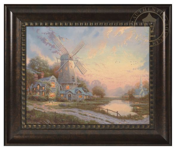 Thomas Kinkade Studios: "Wind of the Spirit - 16' x 20' Brushstroke Vignette"