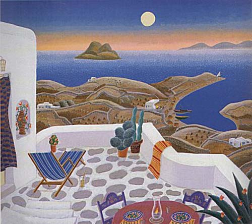 Thomas McKnight Limited Edition Serigraph on Paper:"Lino"