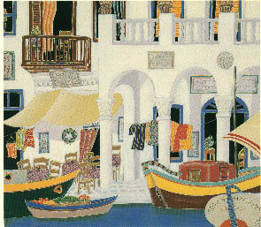 Thomas McKnight Limited Edition Serigraph on Paper:"Paralia"
