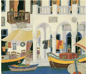 Thomas McKnight Limited Edition Serigraph on Paper:"Paralia"