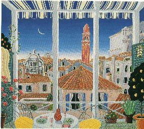 Thomas McKnight Limited Edition Serigraph on Paper:"Saturnia"