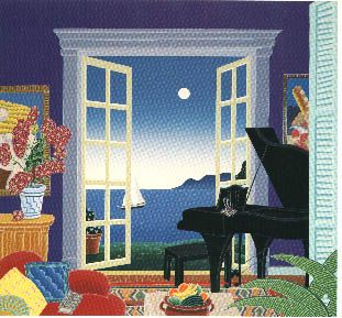 Thomas McKnight Limited Edition Serigraph on Paper: