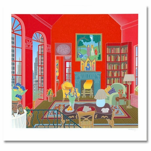 Thomas Mcknight Limited Edition Serigraph Print: "Beresford" Thomas Mcknight Limited Edition Serigraph Print: "Beresford"