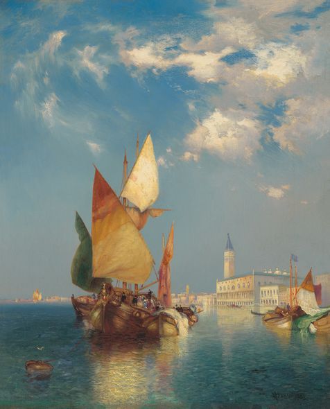 Thomas Moran Limited Edition Museum Quality Gicl&eacute;e: "Thomas Moran The Grand Canal"
