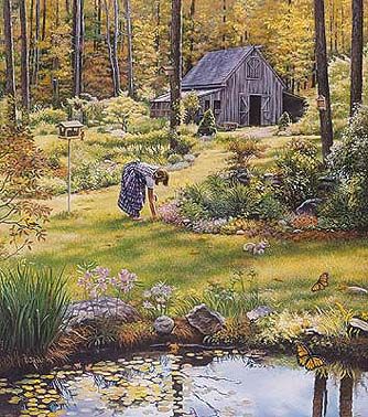 THOMAS S SIERAK  Secondary Market Art: "BACKYARD TREASURES"