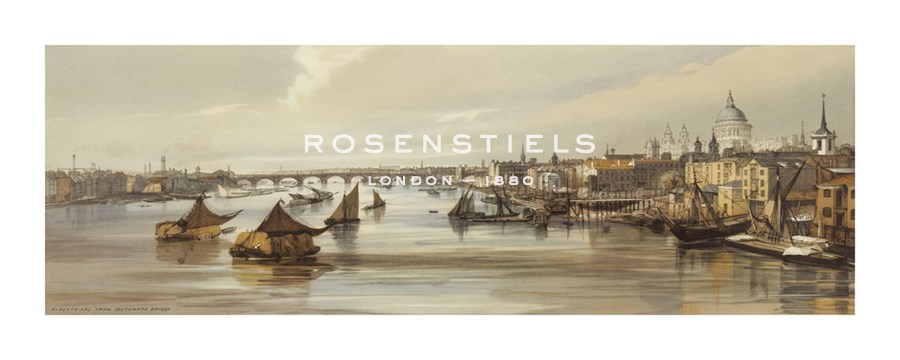 Thomas Shotter Boys Hand Numbered Limited Edition Print on Paper :"Blackfriars from Southwark Bridge"