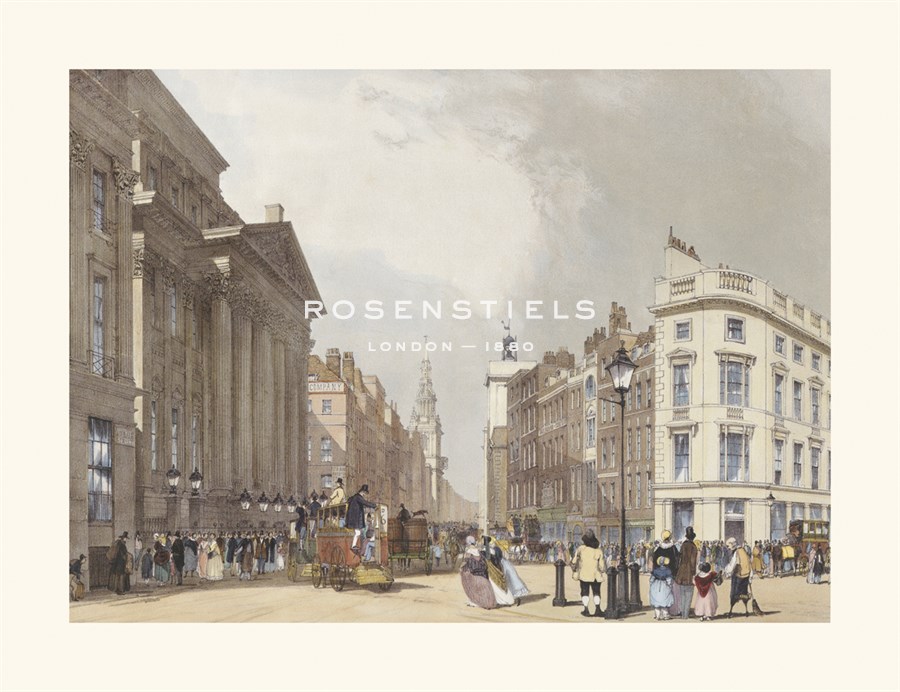 Thomas Shotter Boys Hand Numbered Limited Edition Print on Paper :"The Mansion House, Cheapside"