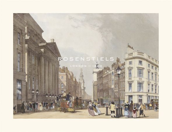 Thomas Shotter Boys Hand Numbered Limited Edition Print on Paper :"The Mansion House, Cheapside"