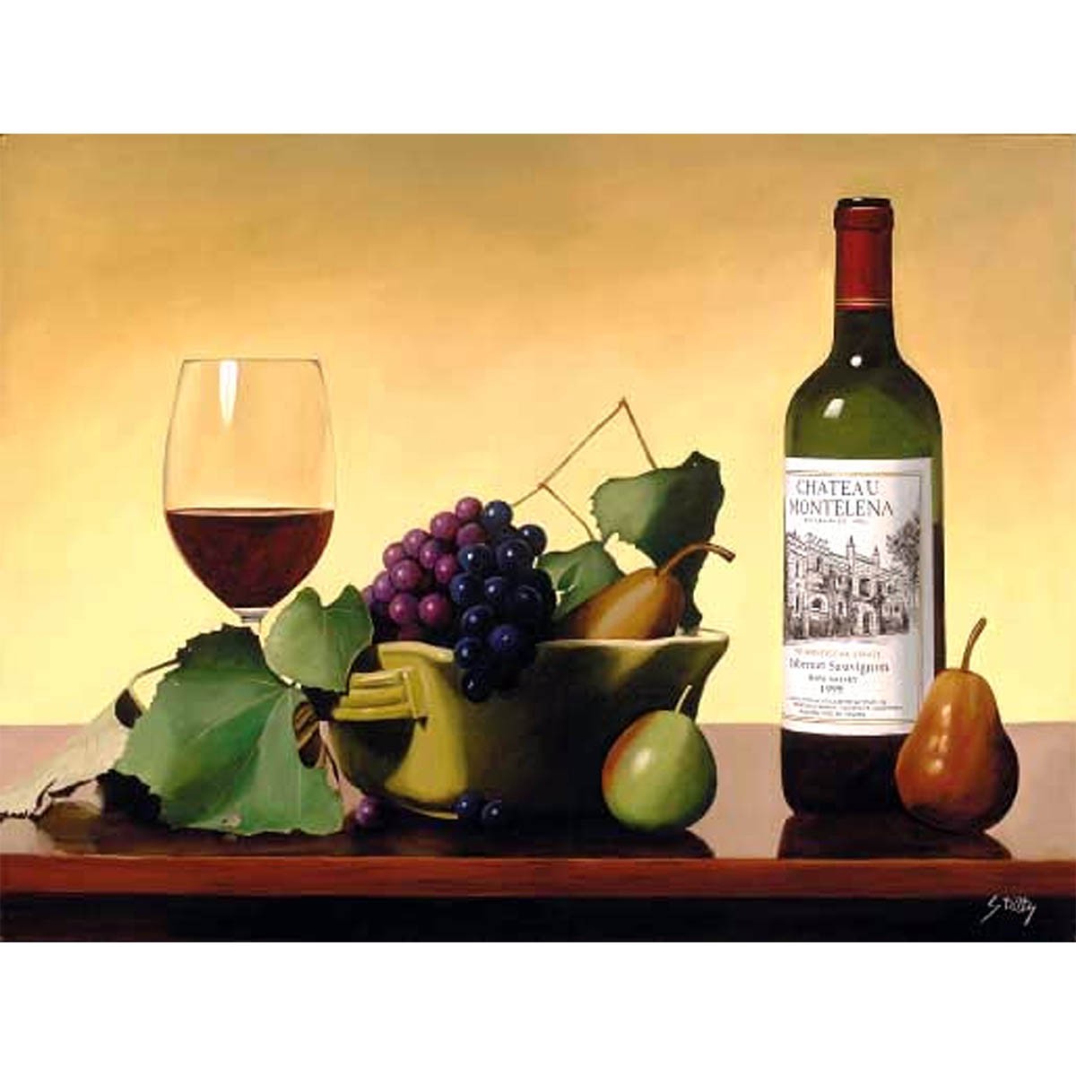 Thomas Stiltz Limited Edition Giclee on Canvas:"Montelena Magic"