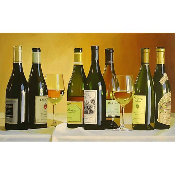 Thomas Stiltz Limited Edition Giclee on Canvas:"Seven California Whites"