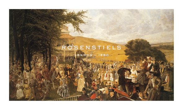Thomas Walter Wilson Hand Numbered Limited Edition Print on Paper :"The Lawn At Goodwood, 1886"
