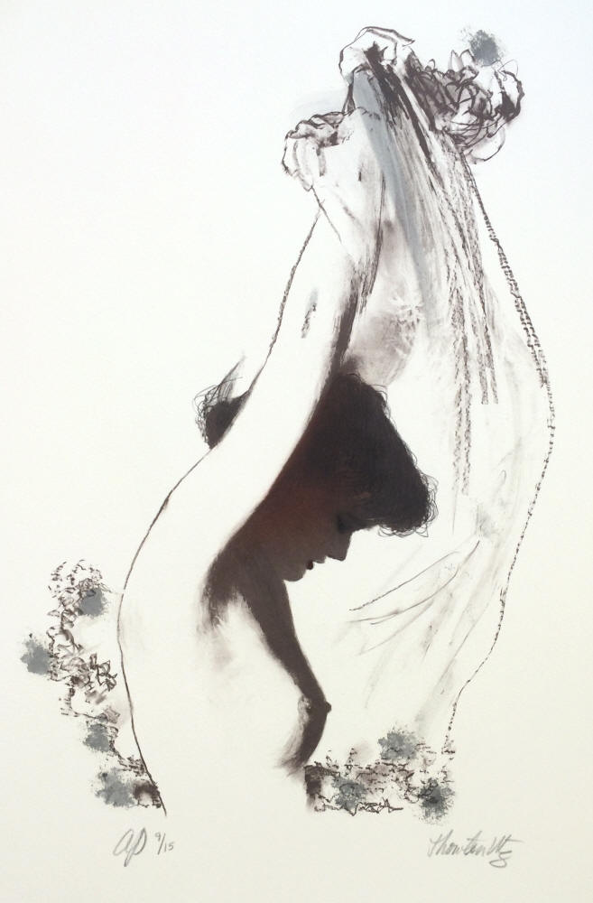 Thornton Utz Signed by the Artist Limited Edition Paper Lithograph:"Gossamer"