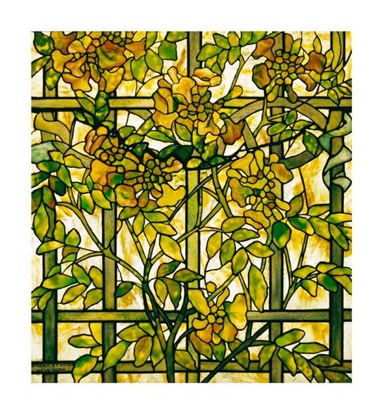Tiffany Studios Fine Art Open Edition Gicl&eacute;e:"Trumpet Vine"