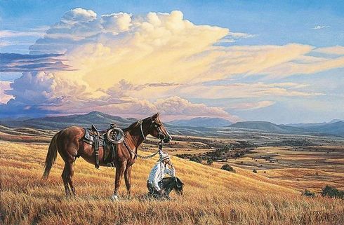 Tim Cox Artist Signed and Numbered Limited Edition Print:"Another Day Gone Forever"