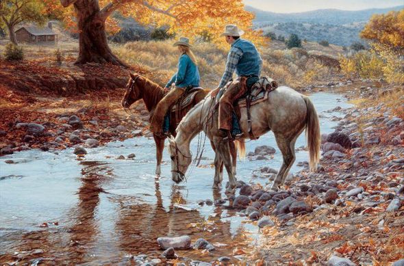 Tim Cox Artist Signed Limited Edition Print:"Heart and Home"