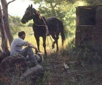 Tim Cox Artist Signed Limited Edition Canvas:"The Last Shoe"