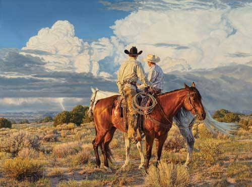 Tim Cox Hand Signed and Numbered Limited Edition: "Cloud Watchers"