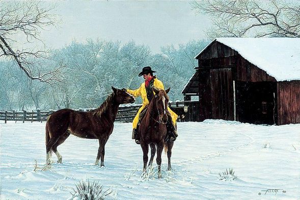 Tim Cox Artist Signed and Numbered Limited Edition Print: "No Matter The Weather"