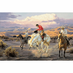 Tim Cox Open Edition Canvas Giclee Print:"Putting On A Show"