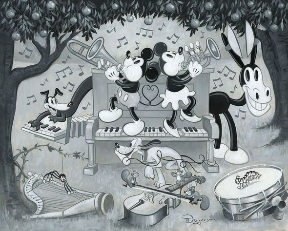 Tim Rogerson Hand Signed and Numbered Limited Edition Giclee on Canvas: "The Delivery Boys"