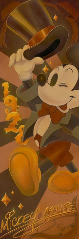 Jean Salvatore Signed Disney Ltd Ed Gallery Wrap Canvas:"1928 Mickey" Jean Salvatore Signed Disney Ltd Ed Gallery Wrap Canvas:"1928 Mickey"