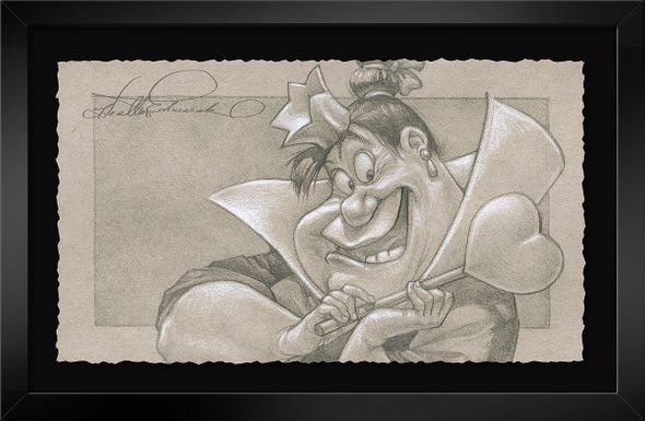 Heather Edwards Artist Signed Ltd Ed Hand-Deckled Graphite Framed Print:"Let the Game Begin"