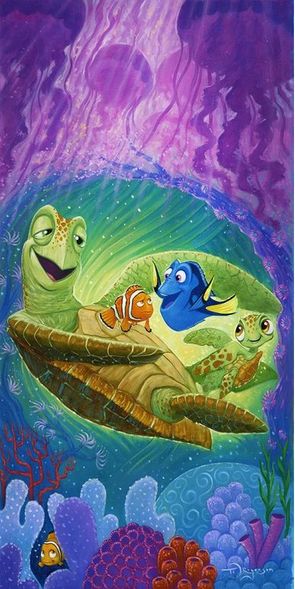 Tim Rogerson Signed and Numbered Limited Edition Hand-Embellished Gicl&eacute;e on Canvas:"Cheer Up Dude"