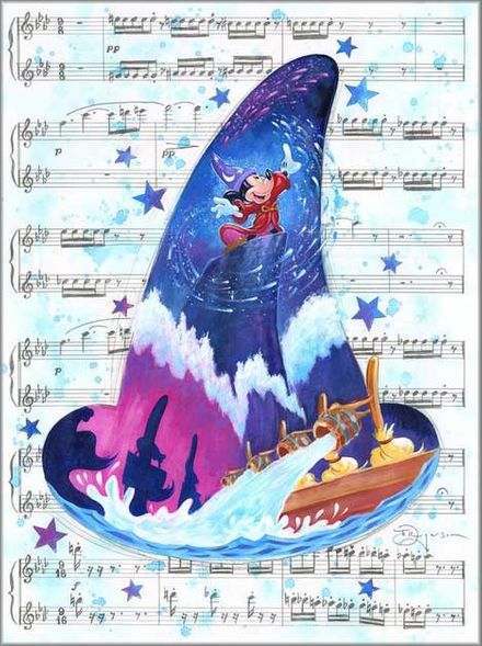 Tim Rogerson Signed and Numbered Limited Edition Hand-Embellished Giclée on Canvas:"Symphony of Color, A"