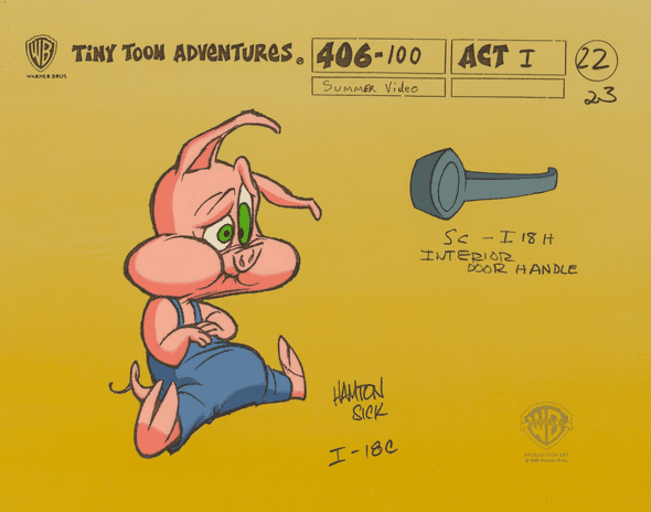 Tiny Toons Color Call Out Set: "Hamton J. Pig"