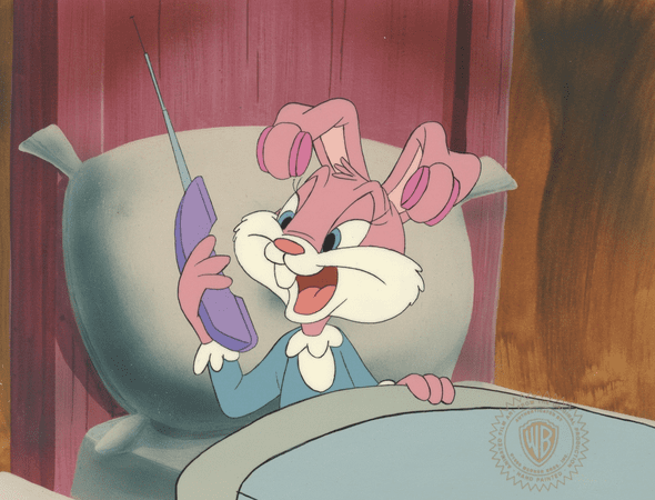 Tiny Toons Original Production Cel: "Babs Bunny"