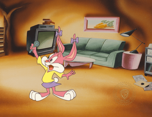 Tiny Toons Original Production Cel: "Babs Bunny"