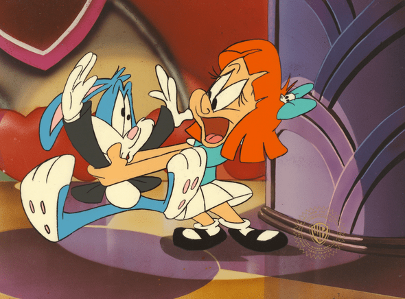 Tiny Toons Original Production Cel: "Buster Bunny and Elmyra"