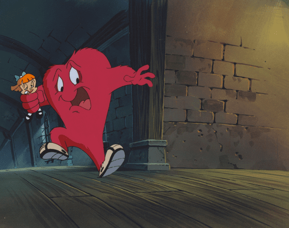 Tiny Toons Original Production Cel: "Gossamer and Elmyra"