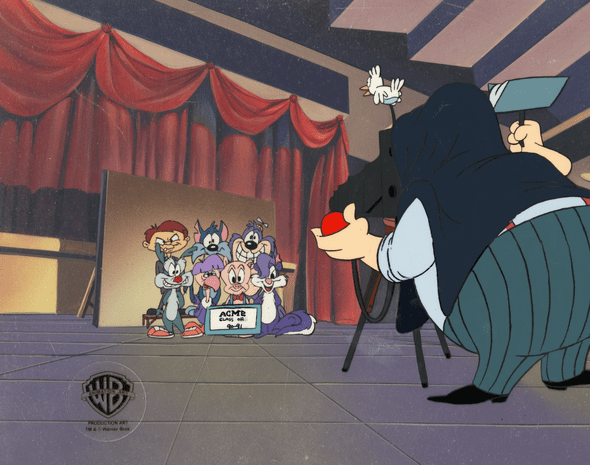Tiny Toons Original Production Cel on Original Background"