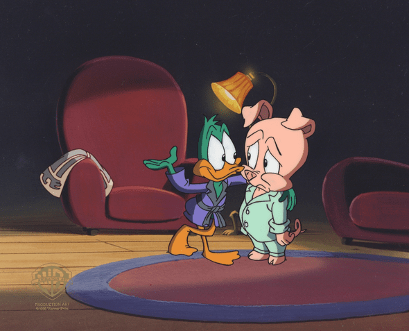 Tiny Toons Original Production Cel: "Plucky and Hamton J. Pig"