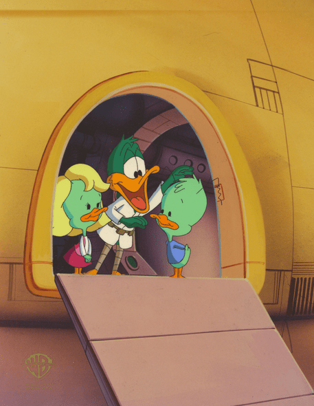 Tiny Toons Original Production Cel: "Plucky, Frank, and Ollie"