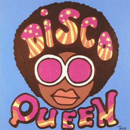 Todd Goldman Limited Edition Gicle on Canvas: "Disco Queen"